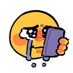 sad emoji dp